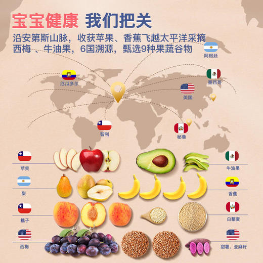 10送2艾薇的世界婴儿果泥8个月宝宝一岁零食辅食泥无添加儿童吸吸乐 商品图2