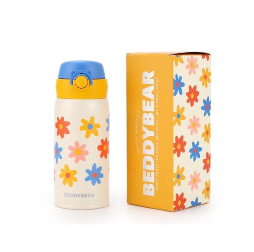 杯具熊直饮保温杯儿童学生水杯 彩菊380ml  -12 商品图0