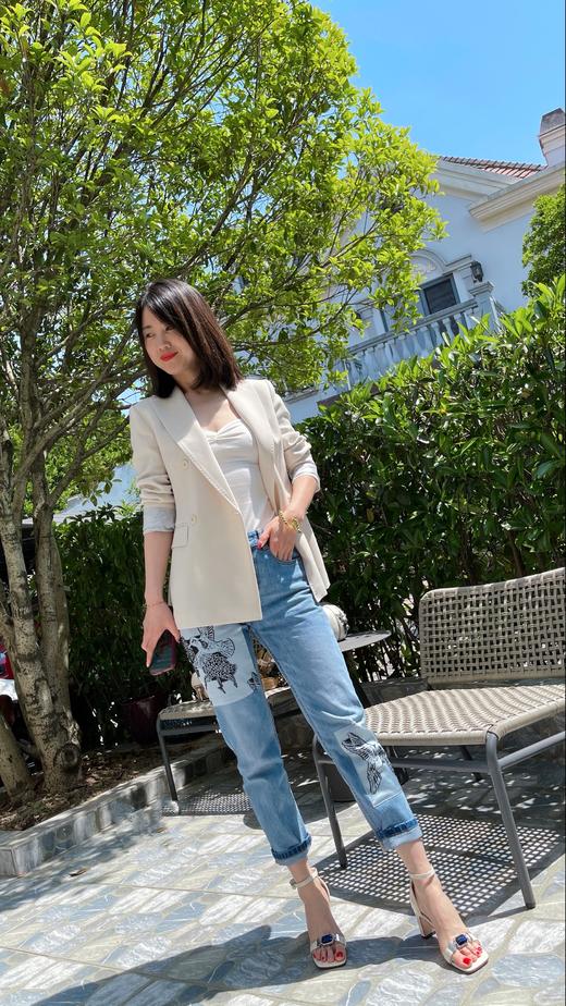 westory女鞋2021夏季新款漆皮仙女风一字带凉鞋高跟60781 商品图3