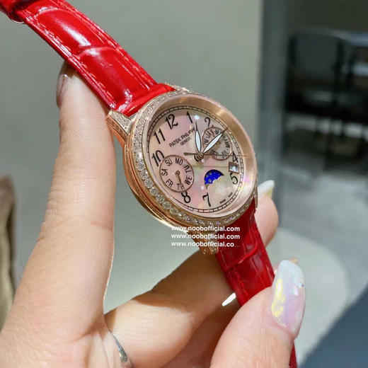 百达翡丽Patek Philippe 4947万年历女表[爱心]小红书爆款[爱心] PP多功能腕表 搭载原装进口9100月相功能机芯机械表⚙️走时精准零返修 商品图6