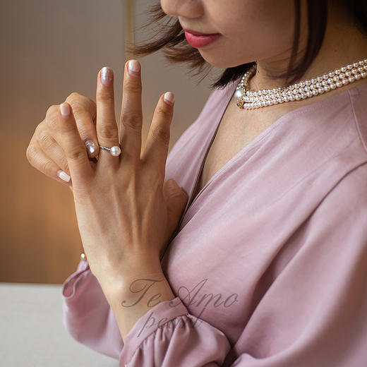 Akoya珍珠戒指 商品图1