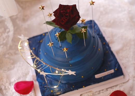 520玫瑰花与王子︳6寸戚风蛋糕，3层夹心，4层蛋糕胚（夹心默认火芒，如需其他口味备注） 商品图2