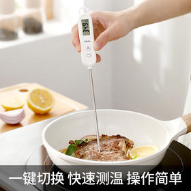 FaSoLa 食品温度计水温计 测水温奶温婴儿宝宝洗澡厨房食品烘焙测油温