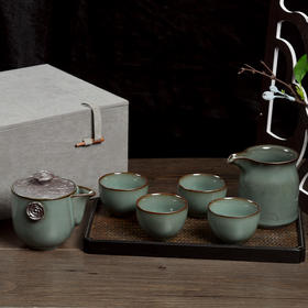 龙泉青瓷茶具 XH8020 细嗅蔷薇茶具套组