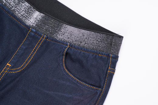 奇威 复古磨白显瘦牛仔裤4000217259 商品图7