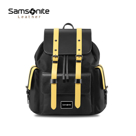 新秀丽男士双肩包 中性撞色潮流时尚抽绳可容纳15英寸电脑背包 NP0 商品图1