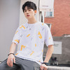 【服饰鞋包】-鲲海鹏云夏季圆领印花宽松T恤 商品缩略图1