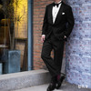 Vitale Barberis Canonico Perennial Super 110’s 澳洲美丽诺羊毛Black Tie单排扣青果领黑色礼服套装 商品缩略图2