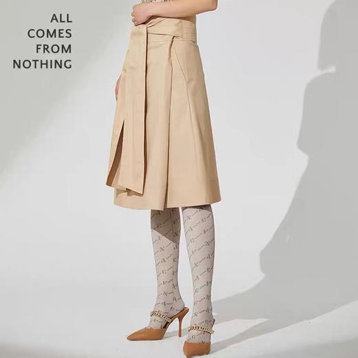 纯色系带半裙 商品图2