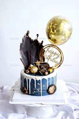 ins风金色气球（八寸）