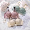 黛唯梵【两件优惠装】糯糯百合小胸聚拢加厚内衣女 新款无钢圈文胸性感调整型防下垂胸罩无痕无肩带收副乳七夕节 七夕情人节 商品缩略图2
