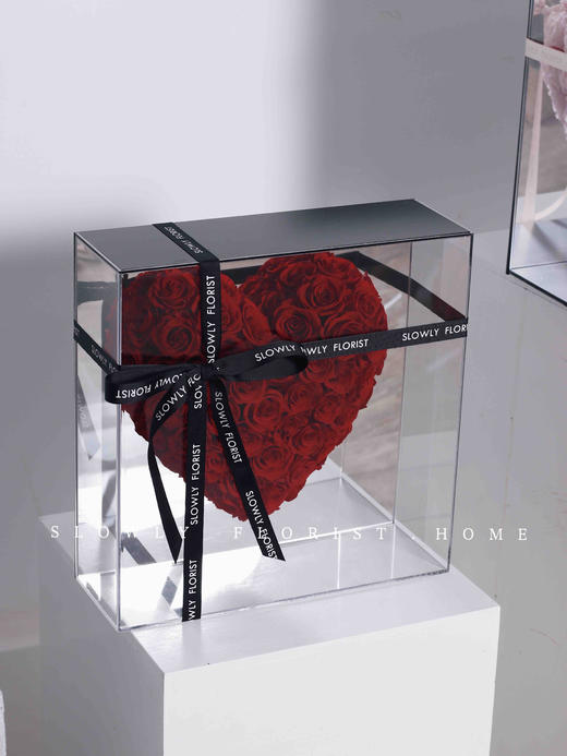 怦然心动52朵玫瑰永生花花盒 商品图0