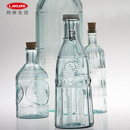 新品利快调味瓶西班牙原装进口木塞加厚玻璃创意防漏防尘油醋瓶 商品图4