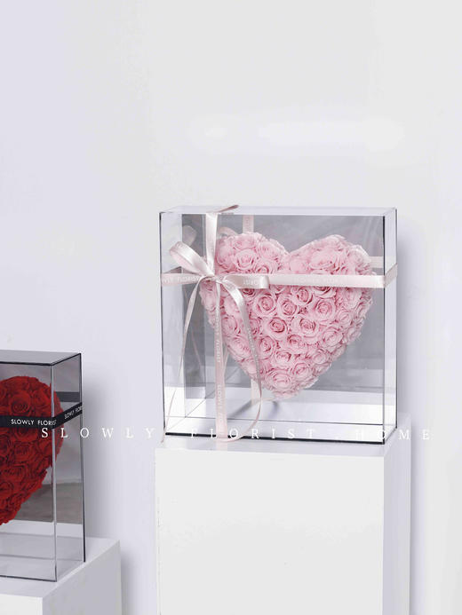 怦然心动52朵玫瑰永生花花盒 商品图5