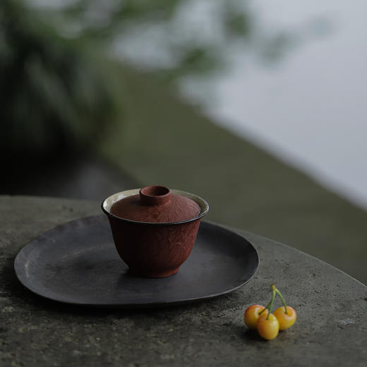 中国 于秉右 赤城系列 紫砂茶道具 盖碗 公道 单杯茶杯 手握杯 商品图3