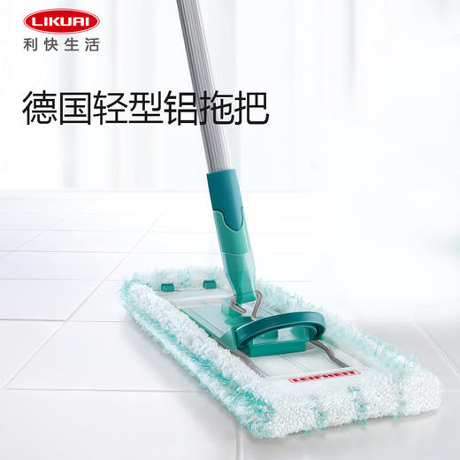 利快德国进口家庭清洁工具 直面拖把玻璃擦地拖leihfeit咔嗒系列 商品图0