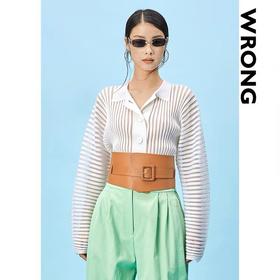 透明纱毛衣