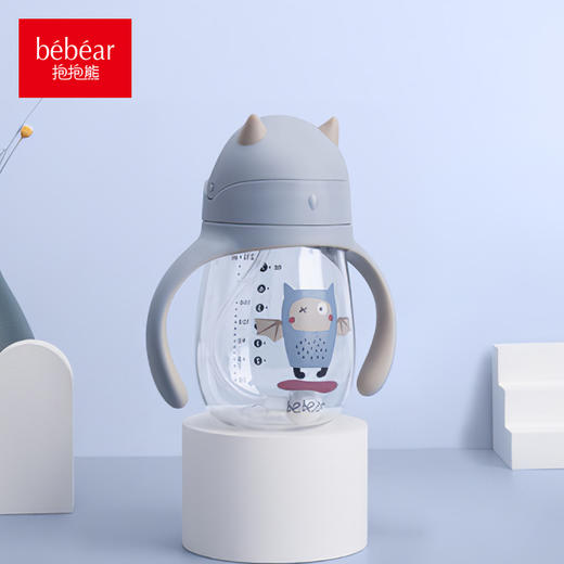 抱抱熊bebear儿童水杯吸管杯学饮杯7522 商品图0