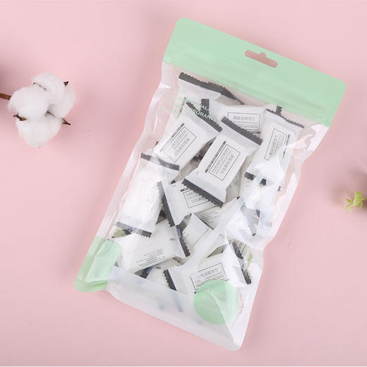 【20粒/包】一次性压缩毛巾可洗式洗脸巾便捷旅行棉柔巾洁面巾卸妆巾居家日用布艺 24*38cm【超大超厚EF纹】 商品图8