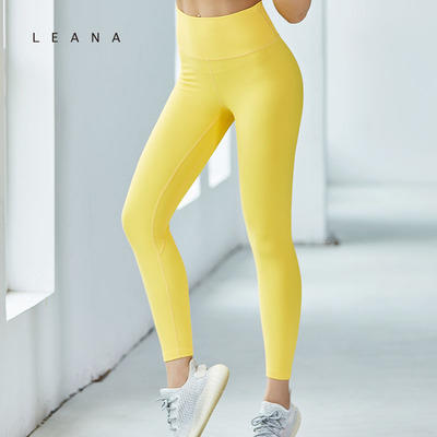 LEANA 螺纹面料速干九分提臀亲肤舒适运动健身瑜伽裤NP3601 商品图2