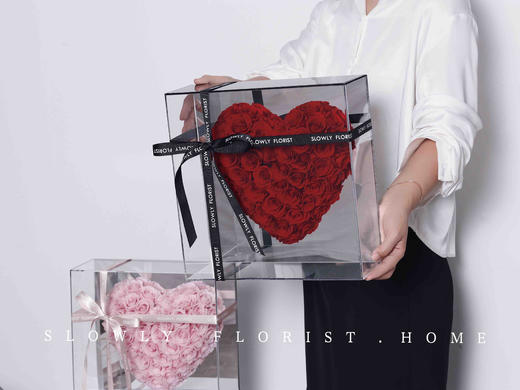 怦然心动52朵玫瑰永生花花盒 商品图3