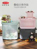 利快日本进口镂空双把手家用桌面玩具杂物收纳篮筐子置物储物箱 商品缩略图3