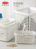 利快收纳篮子日本进口镂空带盖双把手家用玩具杂物收纳筐储物箱 商品缩略图2