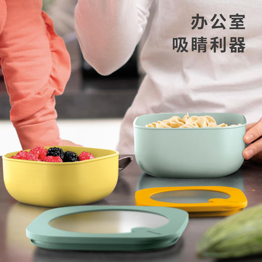 利快保鲜饭盒意大利原装进口食品级炫彩厨房食品果蔬密封收纳盒 商品图2