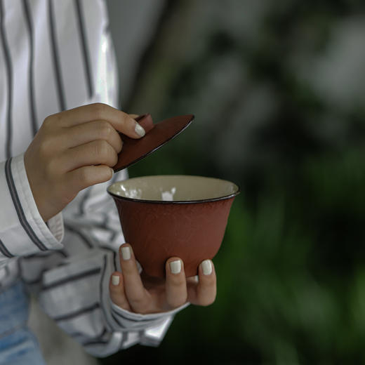 中国 于秉右 赤城系列 紫砂茶道具 盖碗 公道 单杯茶杯 手握杯 商品图4