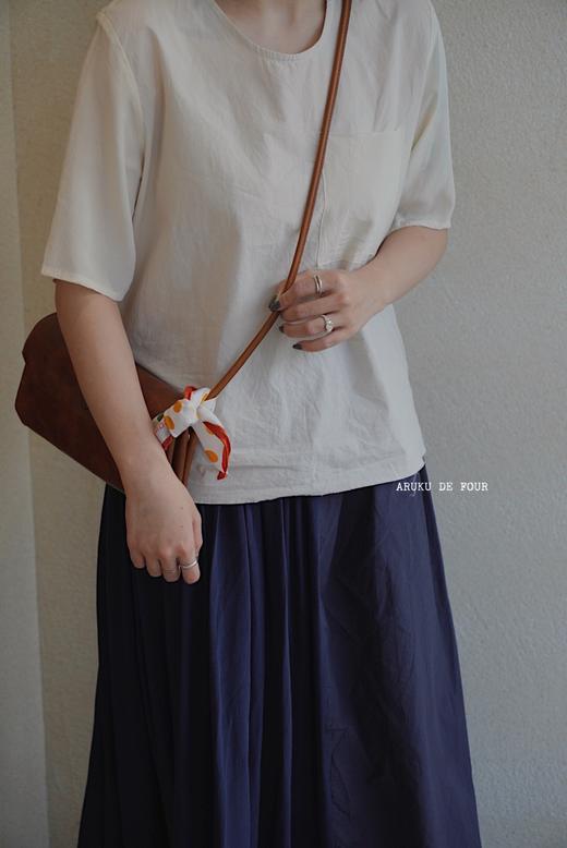 elsa esturgie深蓝/米白/黑圆领上衣 商品图10