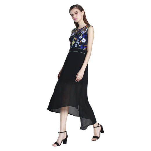 【伯妮斯茵】【伯妮斯茵】172S050--黑色连衣裙--天青石金耳环--《太阳之子--印加》 商品图3