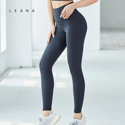 LEANA 螺纹面料速干九分提臀亲肤舒适运动健身瑜伽裤NP3601 商品图1