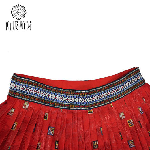 【伯妮斯茵】172B062--红色半裙--安肯织物--《太阳之子--印加》 商品图3