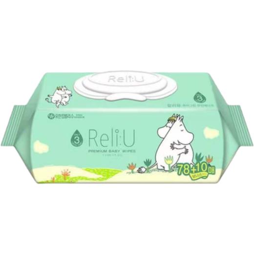 绿手指 纯棉儿童柔软湿巾88片【中】 商品图0