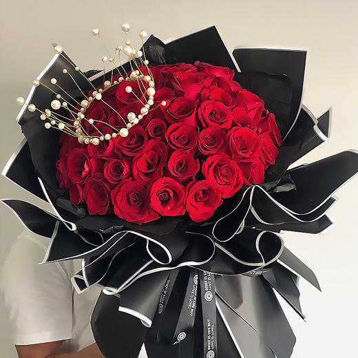 表白女神节礼物同城送花双11光棍节脱单送女友表白 - 绿韵花田鲜花店