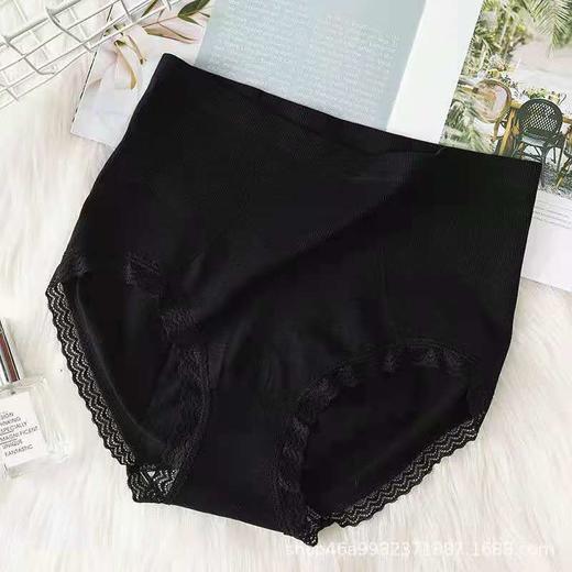 【不买后悔！！】石墨烯高腰收腹提臀女士内裤纯棉裆塑形托腹3件装 商品图5