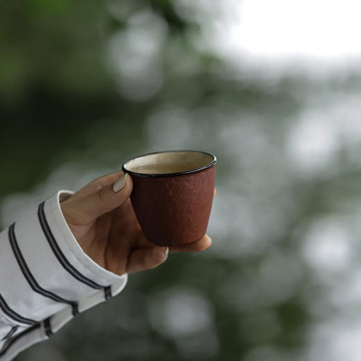 中国 于秉右 赤城系列 紫砂茶道具 盖碗 公道 单杯茶杯 手握杯 商品图5