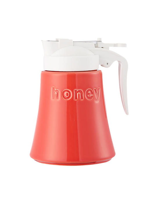 新品利快蜂蜜瓶日本原装进口一键切断密封罐陶瓷不滴漏油瓶340ml 商品图4