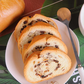400g列巴切片面包（核桃仁葡萄干)