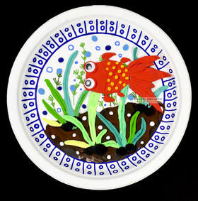 《快乐的小金鱼》轻粘土/手工【自动发货：下单后，点击手机短信中收到的链接，即可获取文件下载的链接；如有任何问题，可添加客服微信hm33268获得帮助】
