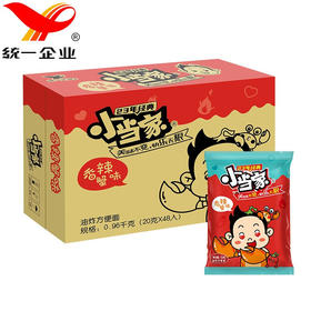 统一小当家干脆面香辣蟹味20g*48包