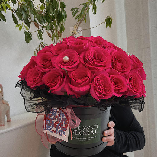 朋克少女  弗洛伊德玫瑰 · 花桶 商品图0