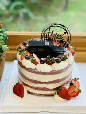 汽车红丝绒裸蛋糕 下单前请仔细阅读商品详情