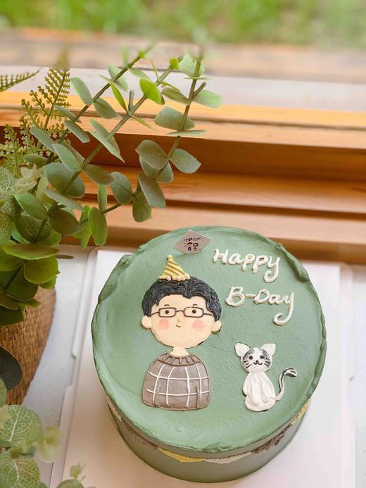 水果男生猫咪奶油蛋糕 下单前请仔细阅读商品详情 商品图0