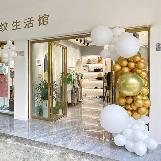 新店开业开张门店门头招牌布置策划气球链热烈周年店庆庆典祝贺上门布置 商品图1