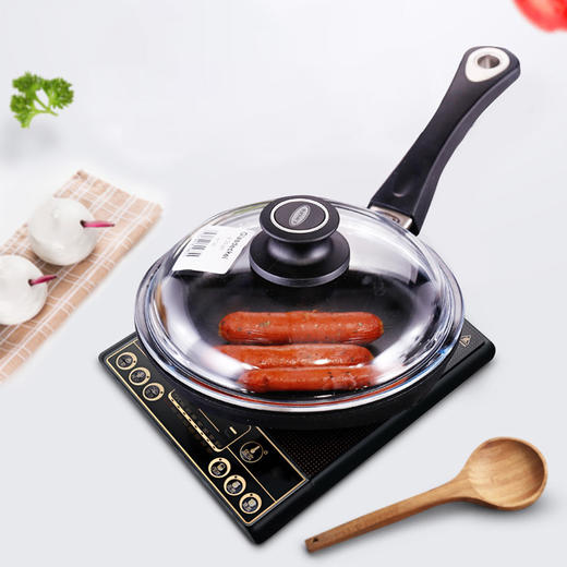 利快德国进口美食家煎锅电磁炉燃气通用平底盖煎蛋烙饼煎牛排锅 商品图3
