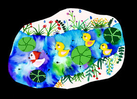 《门前大桥下有过一群鸭》春天/低幼【自动发货：下单后，点击手机短信中收到的链接，即可获取文件下载的链接；如有任何问题，可添加客服微信hm33268获得帮助】