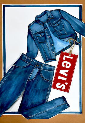 《酷酷的牛仔服》【自动发货：下单后，点击手机短信中收到的链接，即可获取文件下载的链接；如有任何问题，可添加客服微信hm33268获得帮助】
