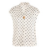 乔万尼新款真丝衬衫V领优雅大气波点衬衣EI2C831 商品缩略图4