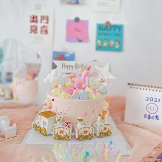 【独角兽蛋糕】-儿童款生日蛋糕-可可爱爱 商品图2